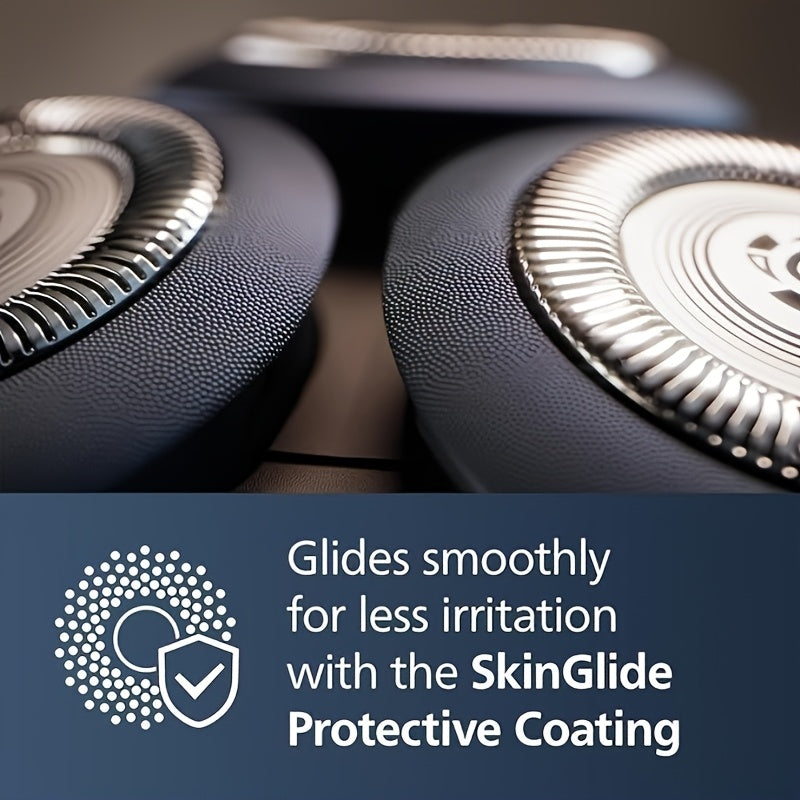 For Philips Shaver Series 5000X Electric Shaver with Wet & Dry Shaving, 360° Rotating Head, 1-Hour Quick Charge, 5-Minute Fast Recharge, 3-Blade System, USB-Powered, 46-60 Min Battery Life, Washable Razor, Ideal For Men & Wo