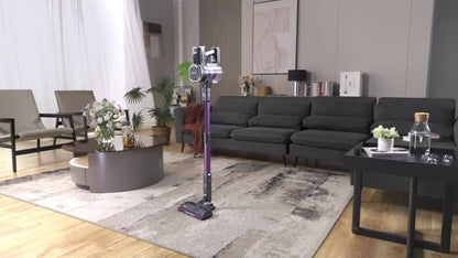 Lubluelu Free-Standing Vacuum Cleaner 26KPa, Powerful Lightweight Cordless 6in 1 Stick Vacuum Cleaner, for Carpet Floor Pet Hair, Vacuum Cleaner for Home, Cordless Vacuum Cleaner High Suction, Vacuum Cleaner Cordless, Vacuum