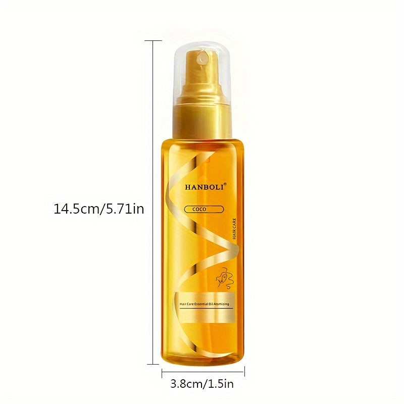 Luxurious Hair Fragrance Spray - Instantly Softens and Nourishes, Calms Frizz, Prevents Static, Long-Lasting Scent, No-Wash Beauty Solution - 100ml