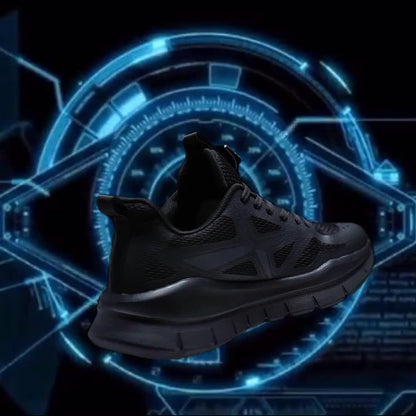 Men's Fashionable Casual All-Match Sports Shoes, Comfortable Trendy Running Sneakers with Cross Training Features, Outdoor Trail Running Shoes, Lace-Up Low-Top Design, Fabric Upper and Lining, MD Sole