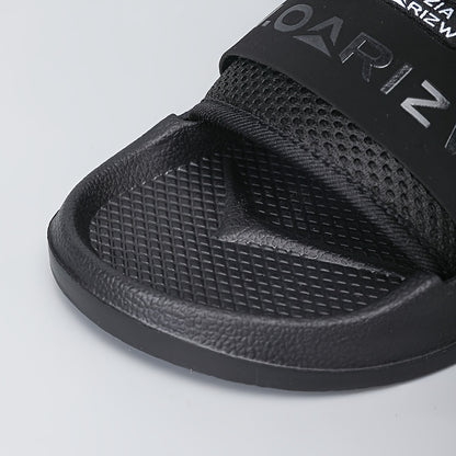 Men'S Casual Slip-On Sandals with "2W" Embroidery - Non-Slip, EVA Material, Black and Brown, Comfortable for Indoor and Outdoor Use, Casual Footwear | Stylish Sandals | EVA Sandals