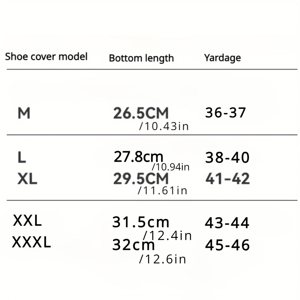 2pcs, Waterproof Shoe Cover, 1 Pair, Silicone Rain Boot Protector for Men and Women, Durable Non-Slip Plastic Shoe Cover Protector with Waterproof Layer - Ideal Gift Choice!