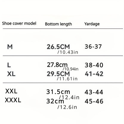 2pcs, Waterproof Shoe Cover, 1 Pair, Silicone Rain Boot Protector for Men and Women, Durable Non-Slip Plastic Shoe Cover Protector with Waterproof Layer - Ideal Gift Choice!