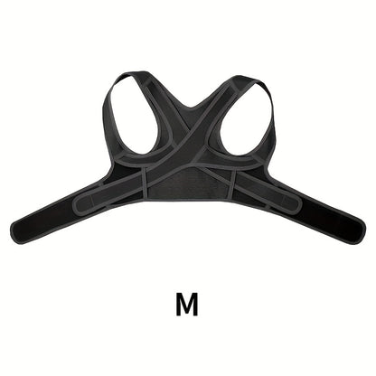 Adjustable Posture Brace with Thoracic Lumbar Support - Back, Hunchback & Round Shoulder, Comfortable Body Support Belt for &, Ideal for Scoliosis, Osteoporosis (Black)