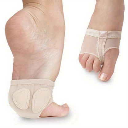 2Pcs Professional Dance Toe Pad Practice Shoes Foot Thong Half Sole Gym Socks Ballet Shoes Pad Woman Foot Care Tools