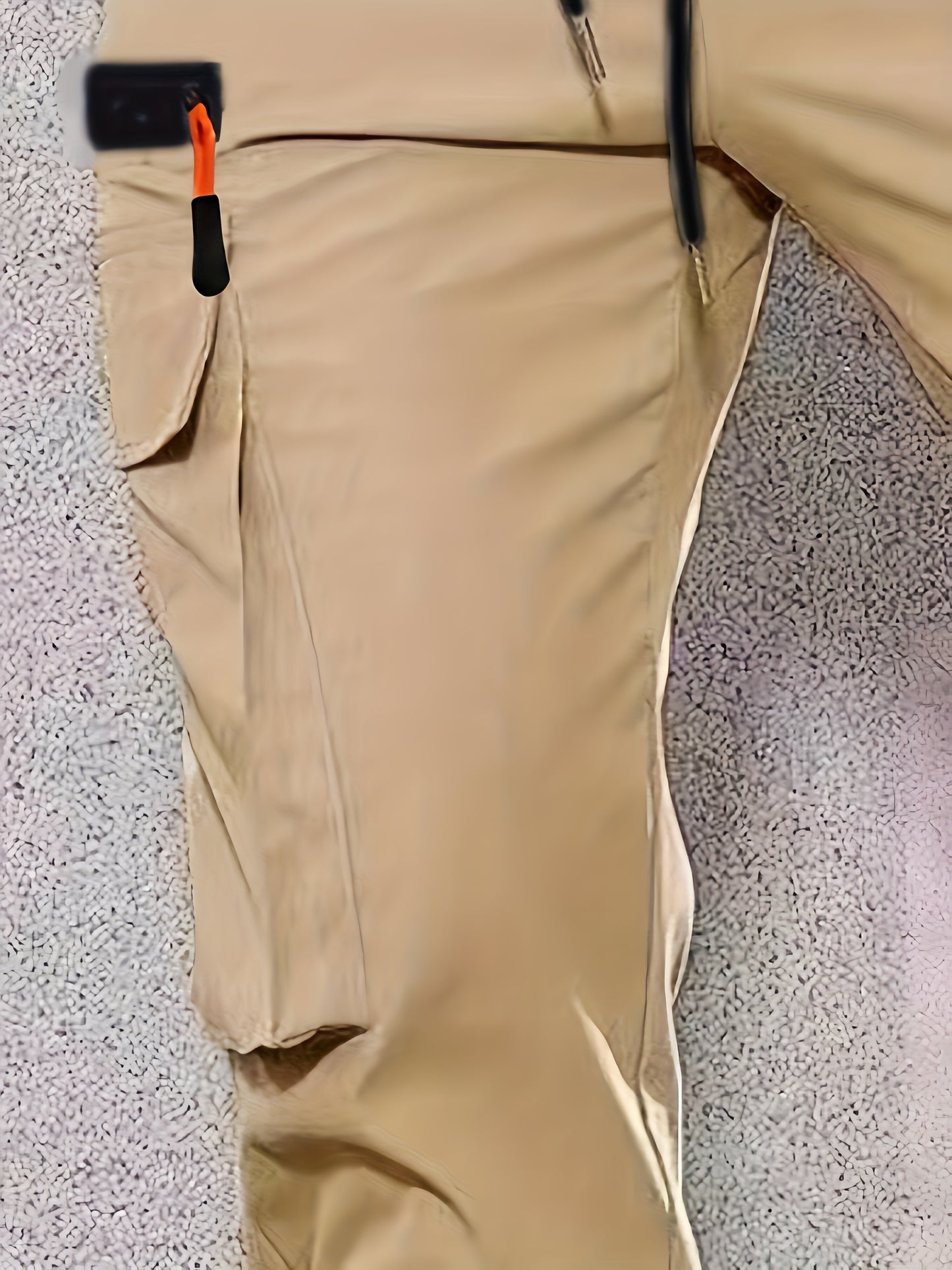 Men's Heavy-Duty Work Pants - Loose-Fit Cargo Trousers with Multiple Utility Pockets, Elastic Waistband, Non-Stretch Fabric for Construction, Outdoor, Everyday Casual - Black Pants (Machine Washable), Outdoor Activities, Func