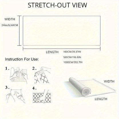 5m x 60cm Marble Adhesive Film, Grey Self-Adhesive Tabletop Cover, Random Match Shapes and Stripes Pattern, Easy Install for Kitchen Worktops and Furniture