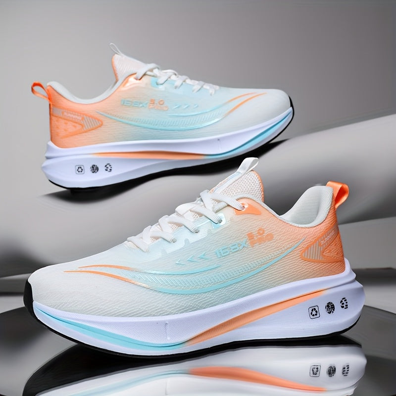 Men'S Running Shoes – Lightweight, Breathable, Soft Cushioned Sole, Suitable for Road and Outdoor Use, Multi-Functional Anti-Slip Sneakers for Marathon, Triathlon, Trail Running, Cycling Training, Gym, Aerobic Exercise, Hik