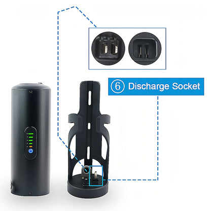 36V 10.5Ah High-Capacity E-Battery with door and lock - Compatible with 250W/350W/500W motors, Bafang BBS01 system, 800 cycle life, 5 years, lightweight and durable aluminum construction, 20A fast charging, compatible with front/rear wheel motors.