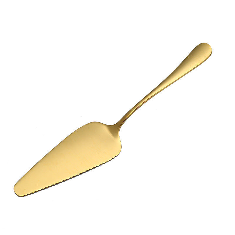 1pc Stainless Steel Cake Shovel, Cake Cream Serrated Edge Baking Tool, Kitchen Gadgets
