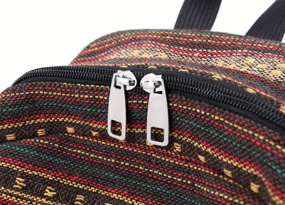 2025 Vintage Style Backpack with Adjustable Straps, Multiple Compartments in Brown, Red, Blue and Gray, Large Capacity Travel Backpack and Daypack, Travel Backpack