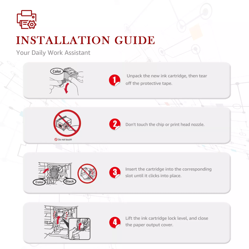 PG 540 XL CL-541XL tinteiros (2 unidades) Substitutos para tinteiros de impressora Canon 540 541 PG540 CL541 para impressoras Canon TS5150 MG3600 MG3650 MG3650s MG4200 TS5151 MX475 MX530