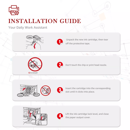 PG 540 XL CL-541XL tinteiros (2 unidades) Substitutos para tinteiros de impressora Canon 540 541 PG540 CL541 para impressoras Canon TS5150 MG3600 MG3650 MG3650s MG4200 TS5151 MX475 MX530