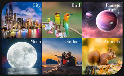 450x Magnification Professional Refractor Telescope, 90mm Aperture, 900mm Full Coated, High Transmittance with AZ Mount and Phone Holder for Moon Gazing, Bird Watching, Stargazing - Ideal Christmas and Birthday Gift