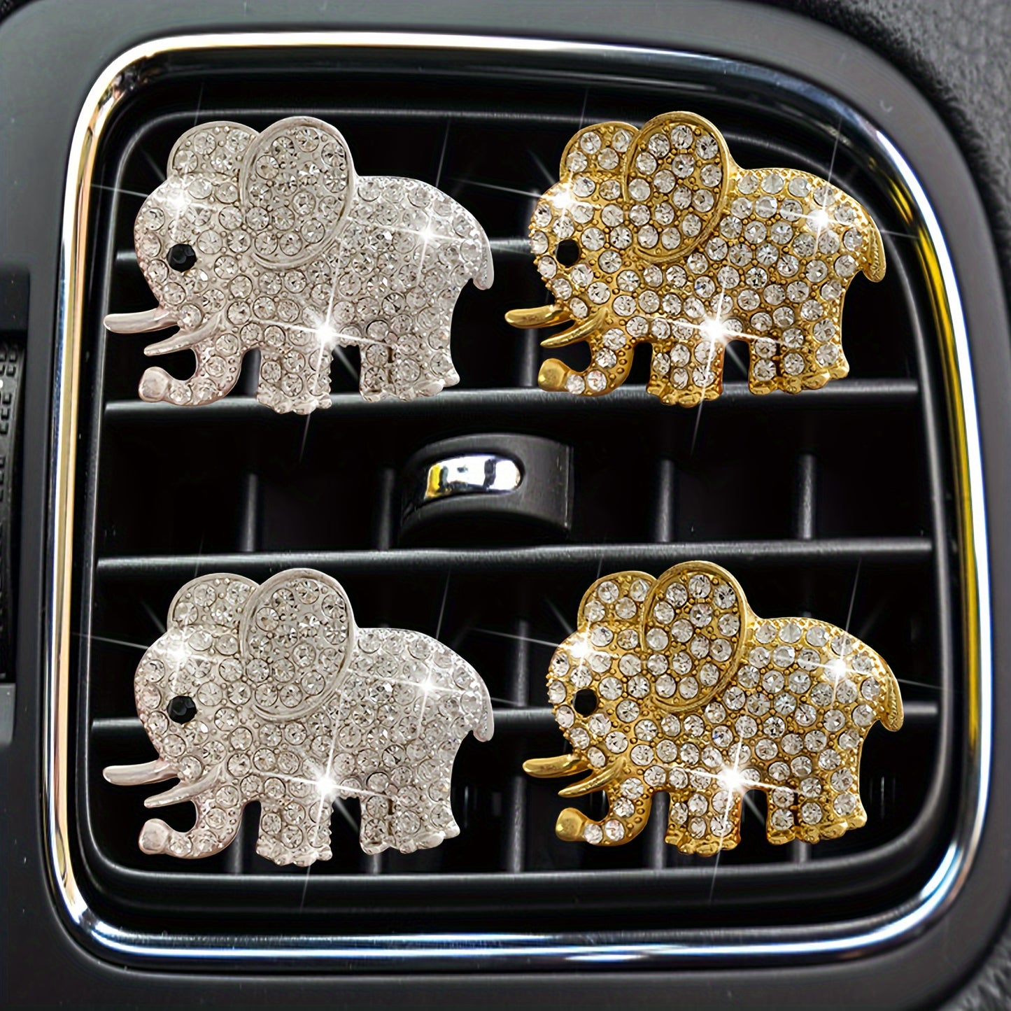 Elephant Car Air Vent Perfume Clip