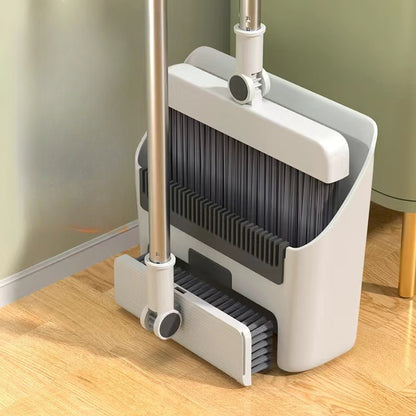 3-in-1 Home Cleaning Kit: Soft Bristle Broom, Dustpan &amp; Brush Combo - Non-Stick Hair, Ideal for Home, Office, School, Dorm - Perfect Christmas Gift, Cleaning Brush