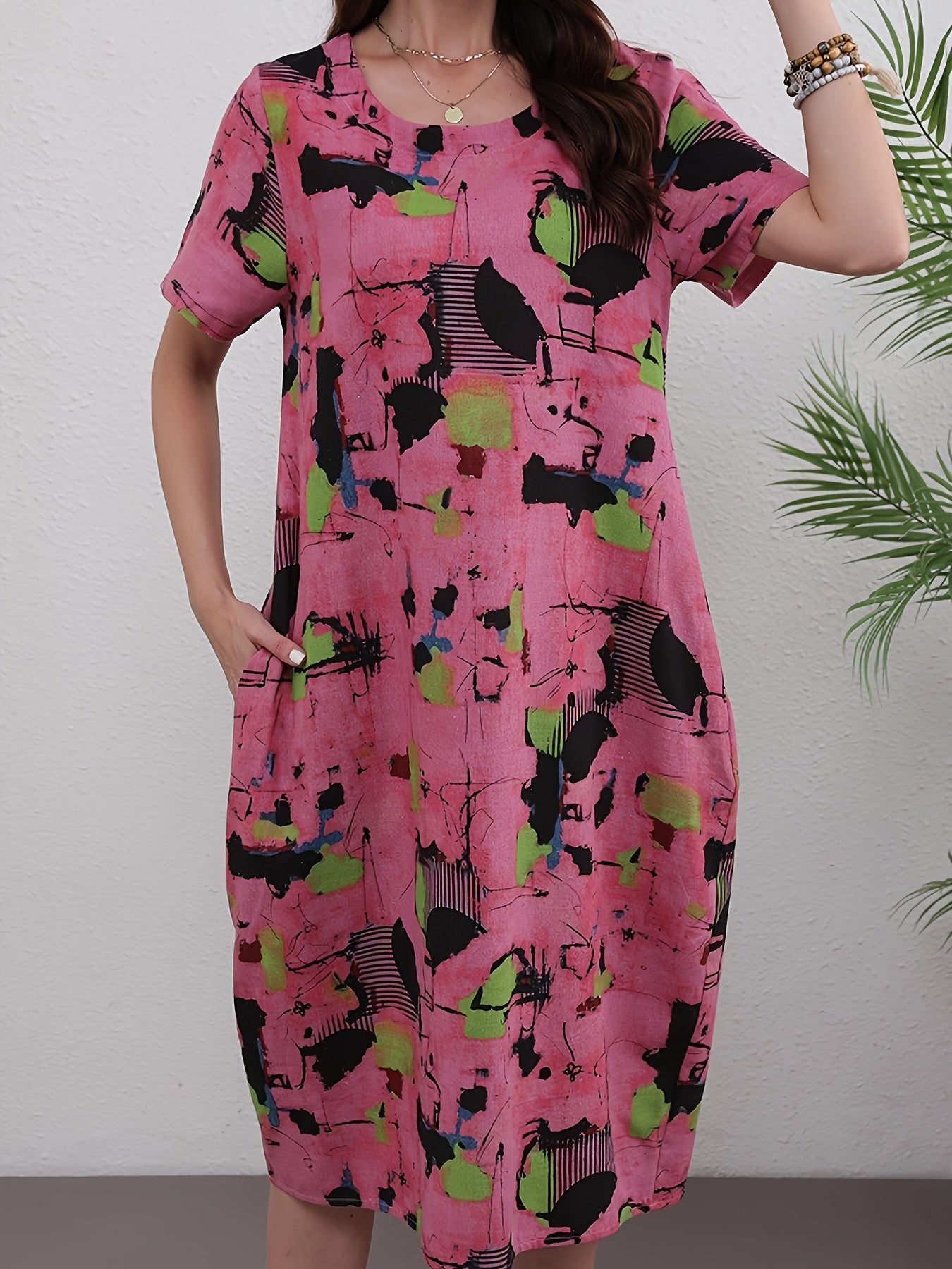 Graceful Linen Dress