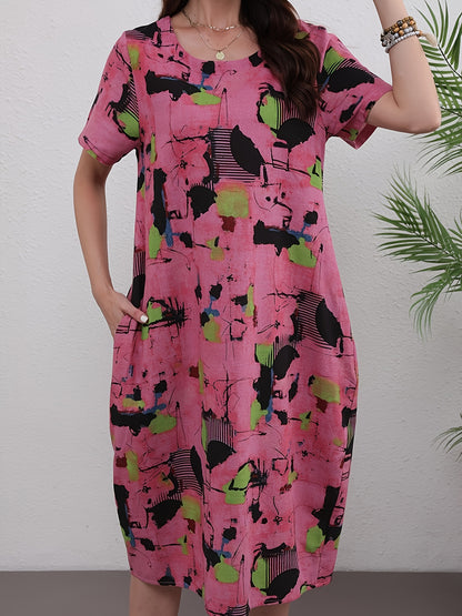 Graceful Linen Dress