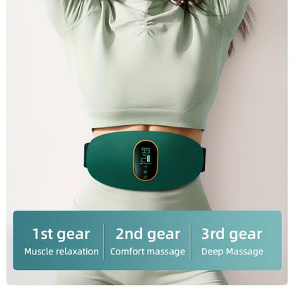 Massage belt, abdominal massager, multifunctional home fitness equipment, abdominal massager, fat slinger, waist massager, full body vibration, meat slinger massager, uses high-frequency vibration to burn calories and acceler