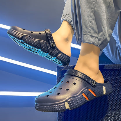 Tamancos unissexo, sapatos para jardim, chinelos leves antiderrapantes, sandálias casuais vazadas para praia, calçado adulto