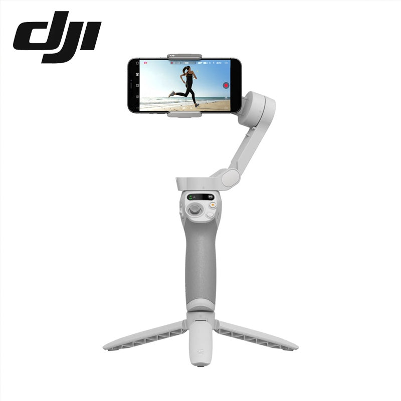DJI Osmo Mobile SE OM Estabilizador de Gimbal Portátil, dobrável e inteligente para selfies com telemóvel, com função de seguimento de câmara e estabilização de imagem, compatível com vários dispositivos.