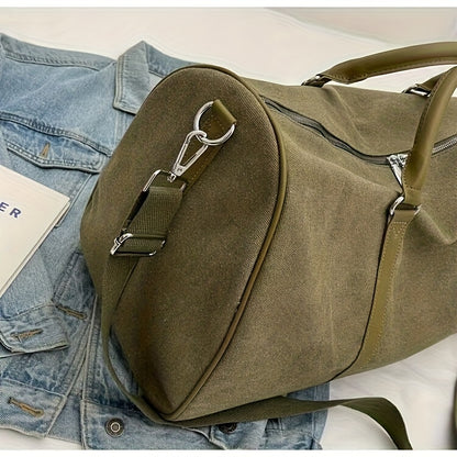 2025 New Large Capacity Duffel Bag for Men &amp; Women - Durable Military Green/Black Gym Travel Carry-On with Adjustable Shoulder Straps, Spacious Luggage for Sports, Weekend Trips &amp; Daily Commute, Duffle Bag for Travel, Sports