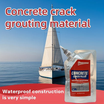 Marine Waterproof Coating for Repairing Concrete Cracks And Patches. It Dries Quickly, Is User-Friendly, And Durable, Making It Ideal for Boat Repairs And Waterproofing. Compatible Tools Are Available for Easy Application, wi