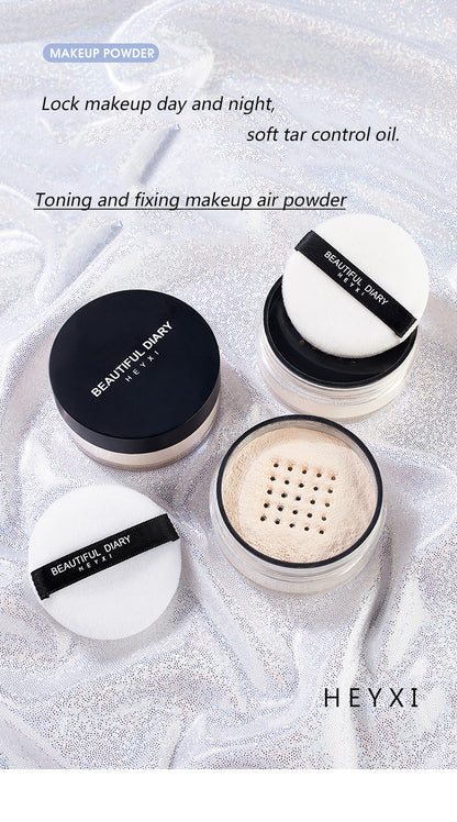 Loose Setting Powder, Toning And Fixing Makeup Air Powder, Gentle Skin Correction Makeup