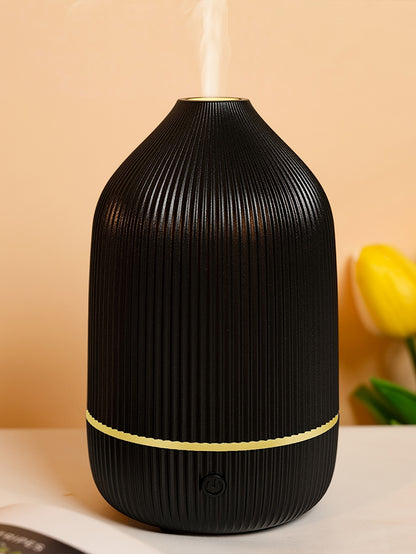 1pc AromaCare USB Powered Cylinder Aroma Diffuser, Air Purifier & Humidifier with Automatic Shut-Off, Waterless Ultrasonic Mist Maker for Enhanced Sleep & Relaxation, Ideal for Home, Office & Travel
