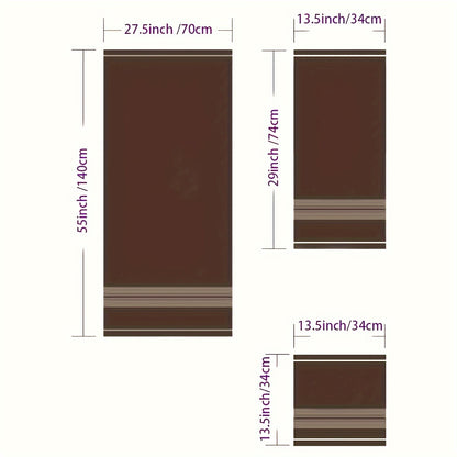 6pcs high-end j hotel bath towel set, 2 square towels, 2 towels, 2 bath towels, soft and skin-friendly, highly absorbent, suitable for bathrooms, hotels, and spas