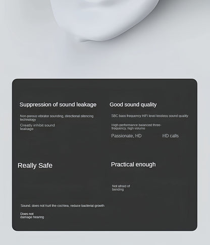 Lenovo X4 5.3 Chip + Low Power - Tech Enthusiasts - Daily Use - 2025 Popular Bone Conduction Wireless Bluetooth headphones