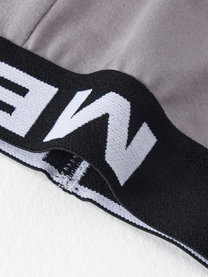 7pcs Men's Solid Color Boxer Briefs - Breathable, Comfort Fit Underwear with Stretch Waistband (Black, Red, Green, White, Dark Blue, Light Blue), Daily Wear Underwear | Stretch Waistband Boxers | Smooth Texture Fabric