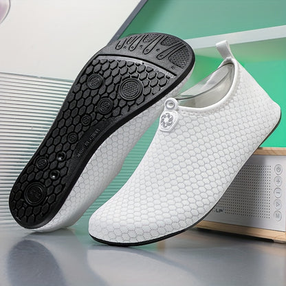 Calçado de praia, ideal para caminhadas, com sola plana antiderrapante, adequado para natação, surf, passeios de barco e pesca - perfeito para atividades na praia e em riachos, bem como aventuras ao ar livre.