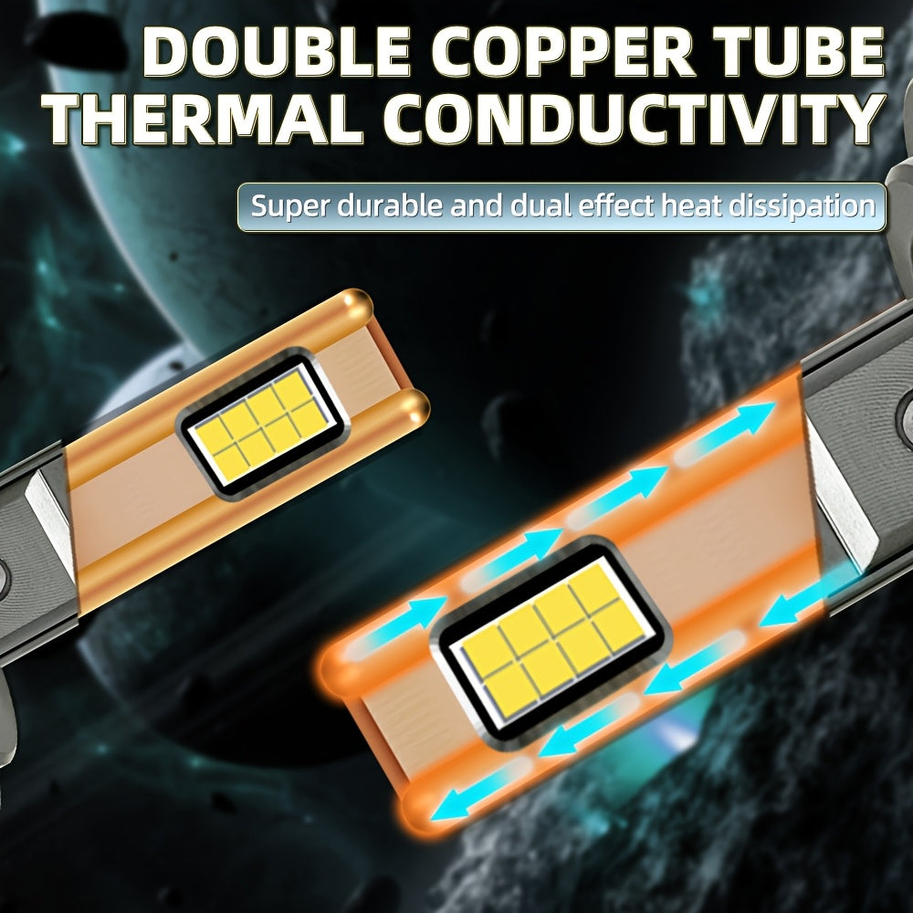 2pcs H4 H7 Car Bulb LED Headlights With 300W High Power 60000LM, Compatible with Canbus And Various Models Including  H1, H11 H8 H9, HB3 9005, HB4 9006, 12V 24V, Featuring Turbo Lamp at 6000K for Vehicles, Without Battery