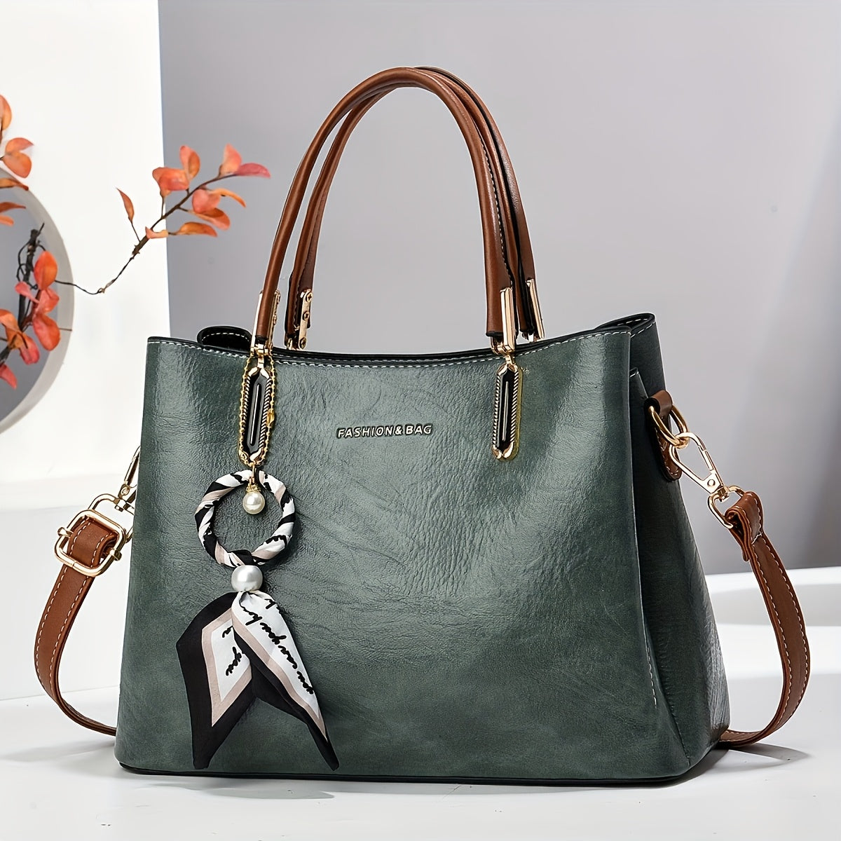 Elegant INCK KMCRK Handbag for Women - Luxurious White Tote with Removable Strap, Zip Closure, and Polyester Lining, Perfect for Casual or Formal Occasions, Stylish Gift Idea