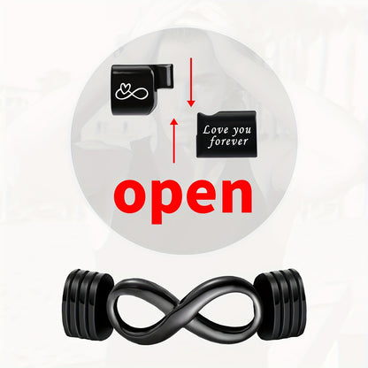 1pc Back to School - Must-Have Gift - Perfect Thanksgiving Gift/Graduation Gift - Retro Style Knotted Love Buckle Bracelet - for Son/Classmates/Friends, Exquisite Design Knotted Bracelet Gift, Fashionable Versatile, Celebrati