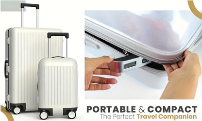 Portable electronic luggage scale Weighing 50kg49.9KG Easy to operate LCD display Even in bright light, Travel Weighing, Suitcase Weight Measurement, Lightweight Scale, Batterypowered, Highprecision Scale, Digital Luggage Sca