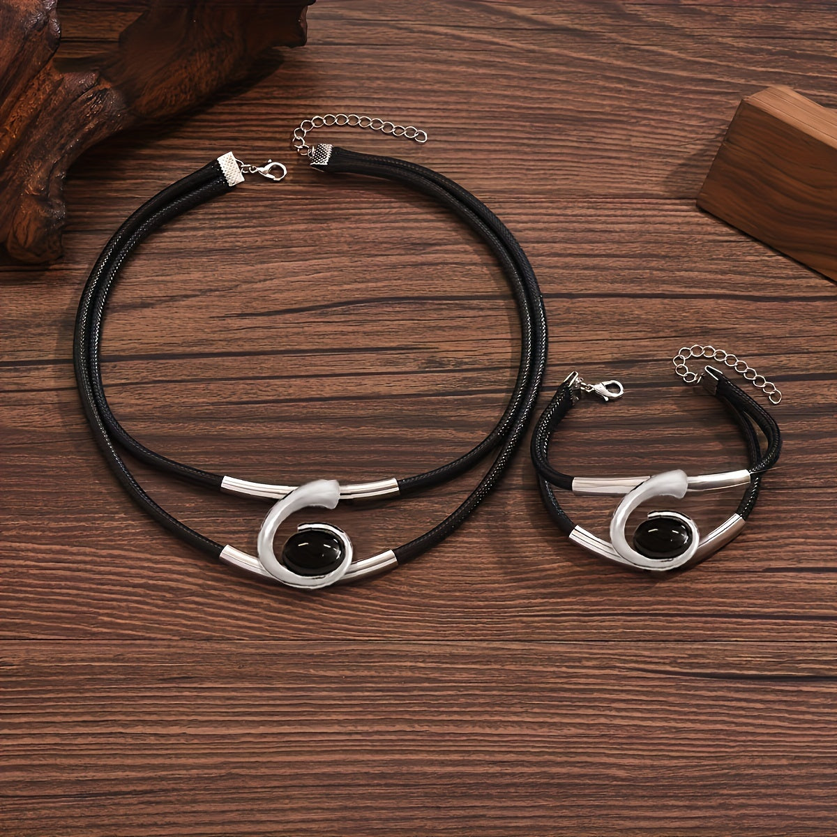 Conjunto Boêmio Colar e Pulseira