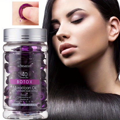 Vitamin Hair Oil, Hair Serum - Vitamin A, C, E, B5 - Women'S And Men'S Hair Care Fragrance Conditioner