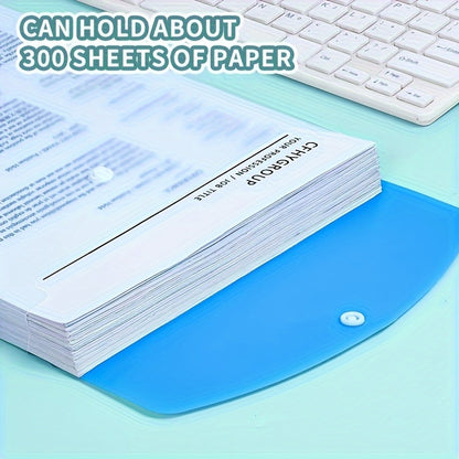 Embalagem com 12 Pastas Expansíveis A4 - Pastas com 11 Argolas e Fecho de Botão, Organizador de Documentos em PP Resistente para Escola/Escritório/Viagens/Halloween