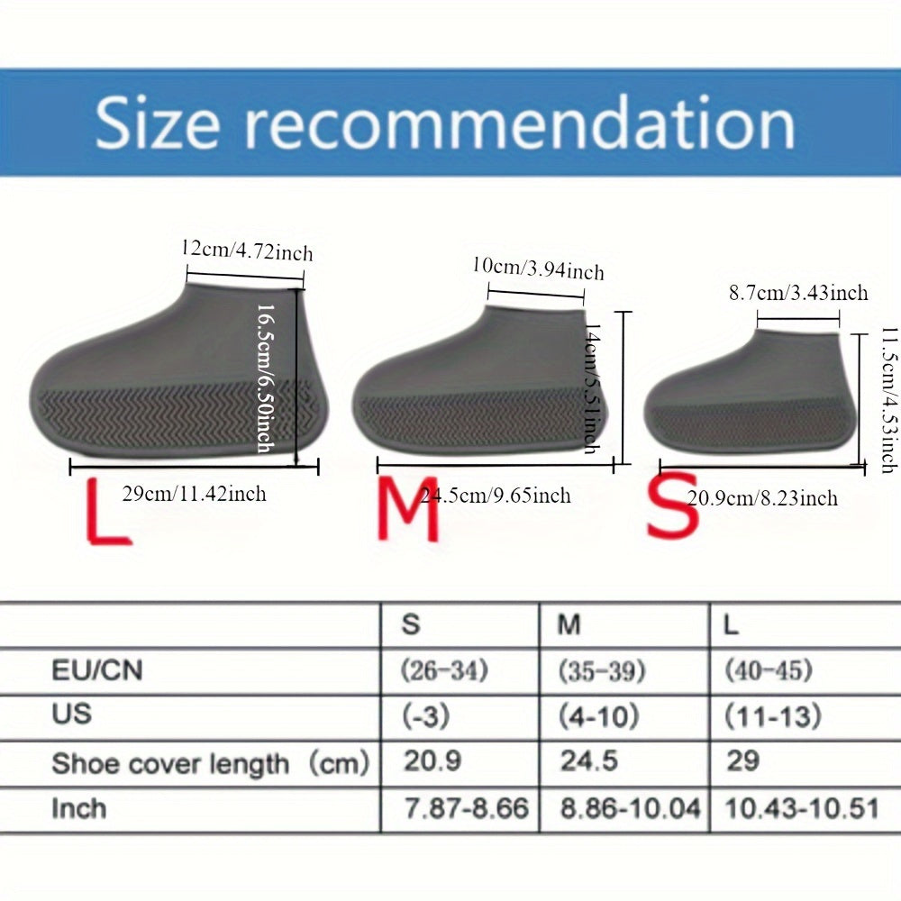 Cobre Sapatos Impermeáveis Antiderrapantes Reutilizáveis