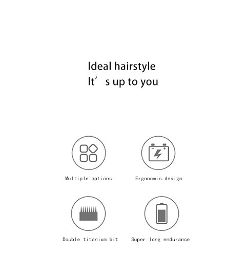 T9 Electric Hair Clipper Hair Cutting Machine Professional Men's Electric Shaver USB Rechargeable Barber Trimmer For Men Holiday Gift