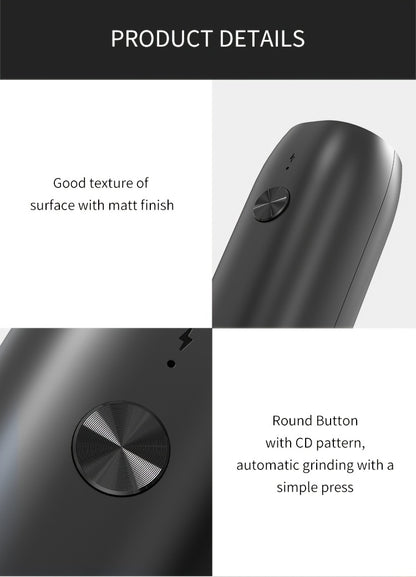 1pc/2pcs Option, Rechargeable Electric Salt And Pepper Grinder, Automatic Salt And Pepper Grinder with LED Light, Adjustable Coarseness, Large Capacity, Suitable for Home Kitchen Barbecue, Restaurant, Outdoor, Wedding Gift