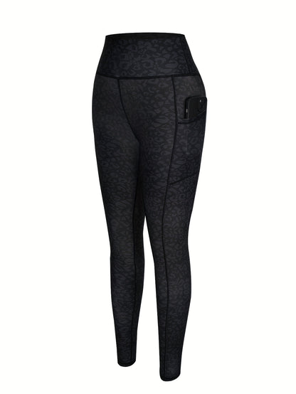 3-Pack Women'S High-Waisted Yoga Pants with Side Pockets - Non-Slip Grip, Stretchy Workout Leggings for Gym, Running, Everyday - All-Season Fitness Pants in Black/Gray/ - Ideal for Yoga, Pilates, Casual Attire, Yoga Leggings,