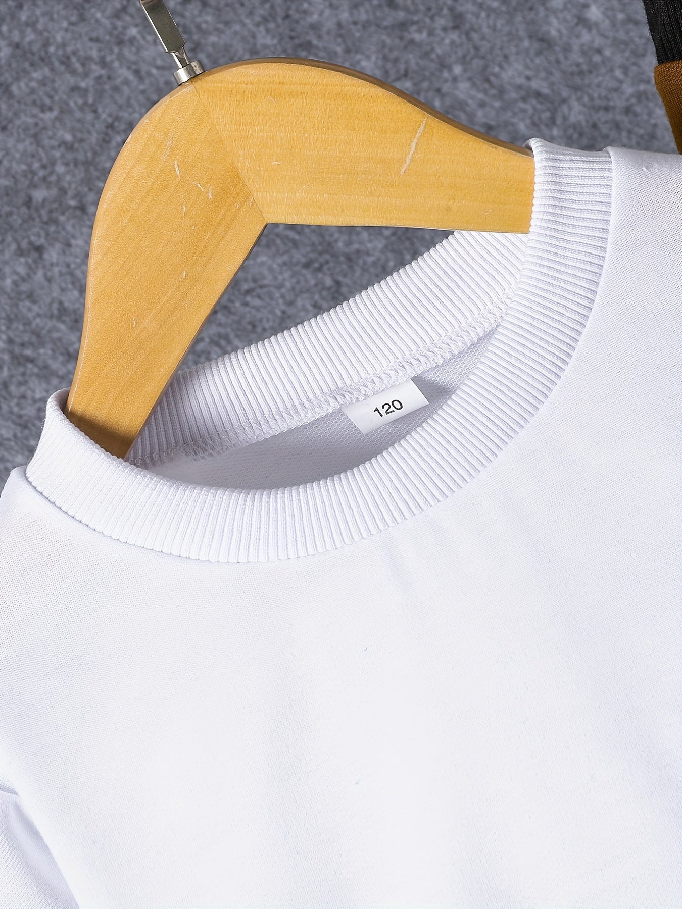 European and American Children's Clothing Boy's Long Pants Suit Medium and Large Children's Printed Letter King Contrast Color Sweatshirt and Long Pants Suit