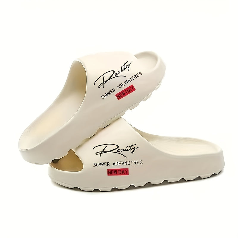 EVA Slip-On Sports Slippers - Indoor/Outdoor, with Arch Support and Cushioned Insole, Comfortable Casual Slides for Gym, Beach, Home Use - All-Season Fashionable Multi-Purpose Lightweight Durable EVA Material, Men'S Indoor Sl