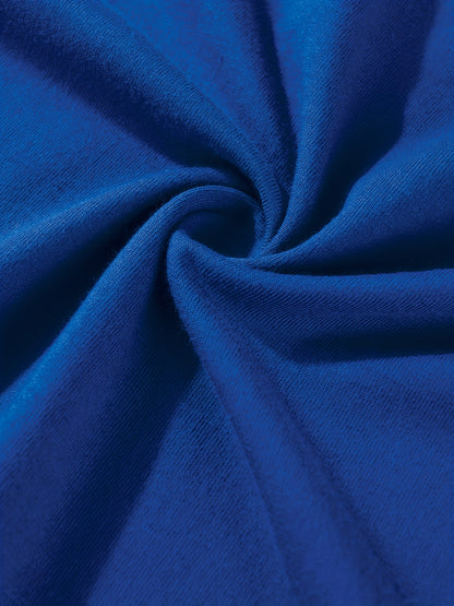 T-shirt infantil de cor sólida, blusa casual de manga curta, t-shirt infantil para o verão.