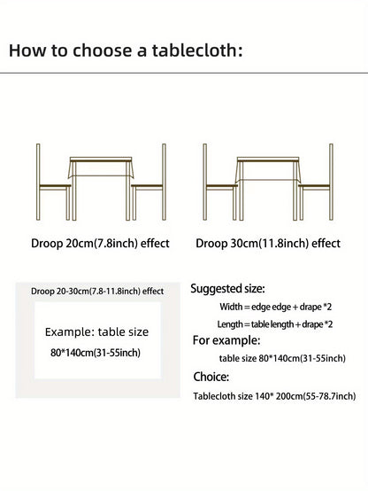 1pc Dandelion Beige Tassel Tablecloth, Bohemian Chic Farmhouse Style Retro Tablecloth, Suitable For Kitchen Dining, Buffet Table, Holiday Dinner, Party, Banquet, Restaurant, Wedding, Home Decor
