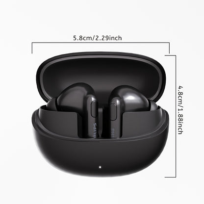 2025 New Philips Wireless Earbuds | Wireless Stereo, newly updated V6.0, Long Standby, Noise-Canceling, Comfortable Wear | Universal Fit, Latest Model