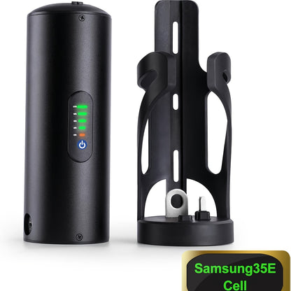 36V 10.5Ah High-Capacity E-Battery with door and lock - Compatible with 250W/350W/500W motors, Bafang BBS01 system, 800 cycle life, 5 years, lightweight and durable aluminum construction, 20A fast charging, compatible with front/rear wheel motors.